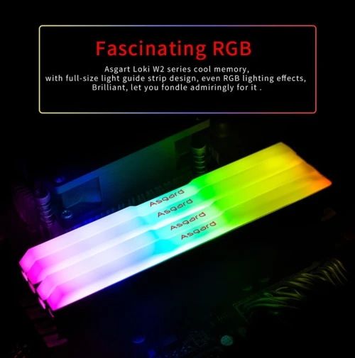 PROMO Asgard W2 série RGB RAM DDR4 8GBx2 3200MHz 