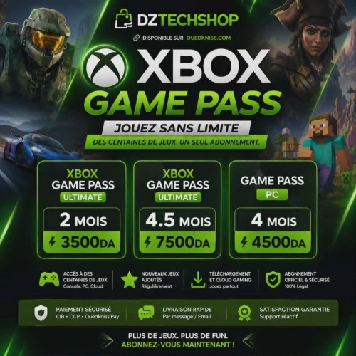 XBOX GAME PASS ULTIMATE LE MEILLEUR DU GAMING À PRIX IMBATTABLE