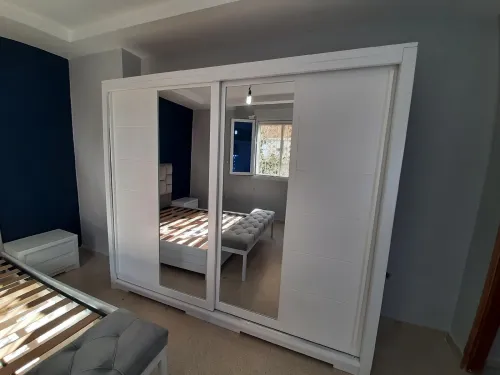 Chambre à coucher en bois hêtre