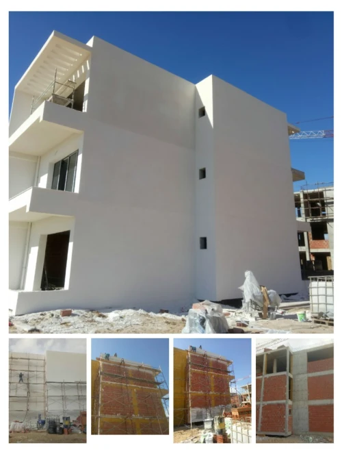 Revêtement des façades en Monocouche projeté ANNABA
