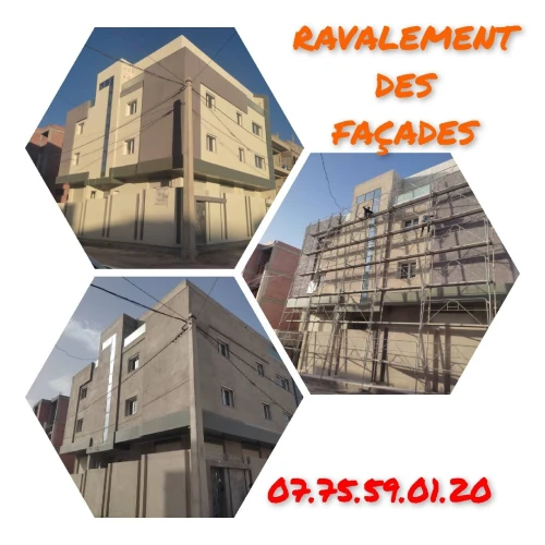 طلاء الواجهات الخارجية Facade monocouche