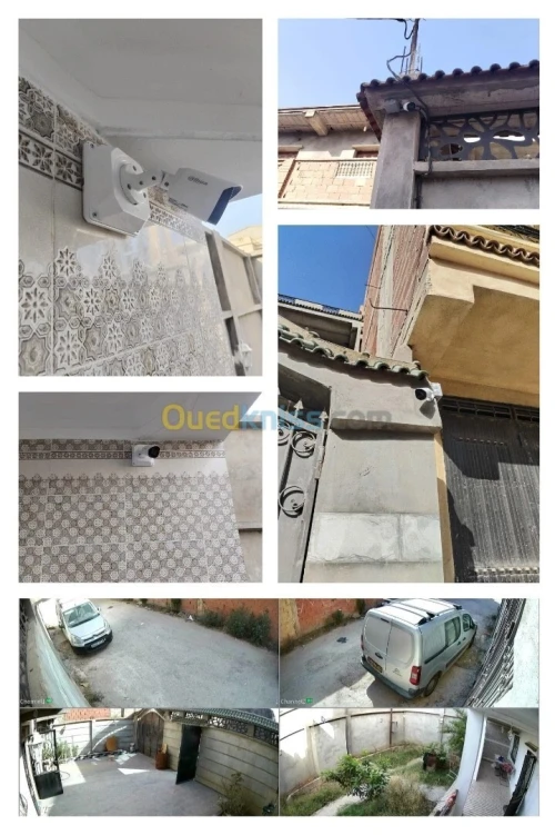 installation camera de surveillance dahua hikvision 