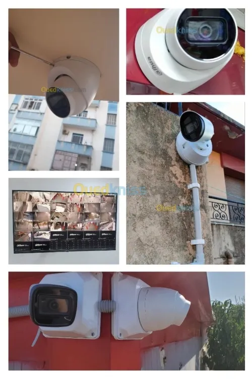 Installation De Caméras De Surveillance تركيب كاميرات المراقبة