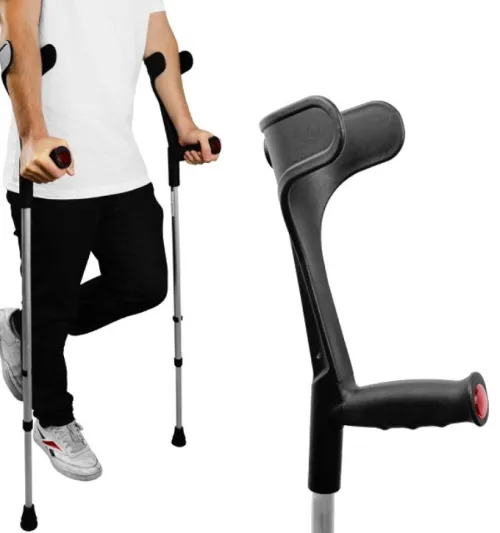 Béquille canne ergonomique adulte ajustable