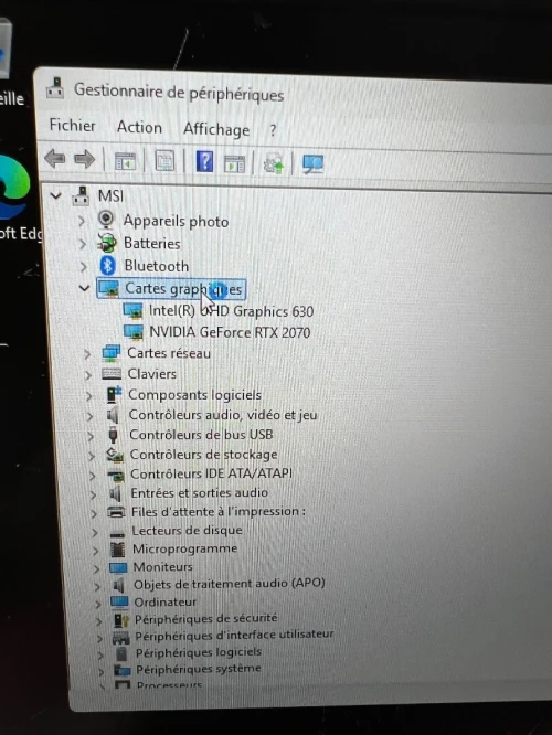 Pc portable msi i7-9 RTX 2070
