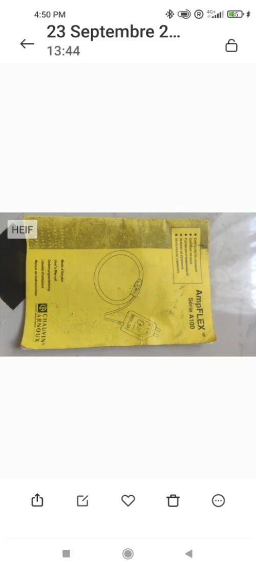 Multimètre chauvin Arnoux F15