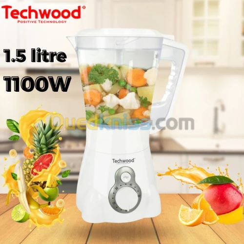 Techwood Blender Chauffant Electrique Multifonction TBLC-161 1100W