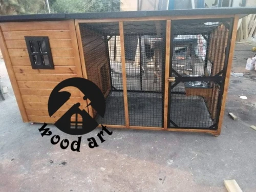 cage et niche pour chien  