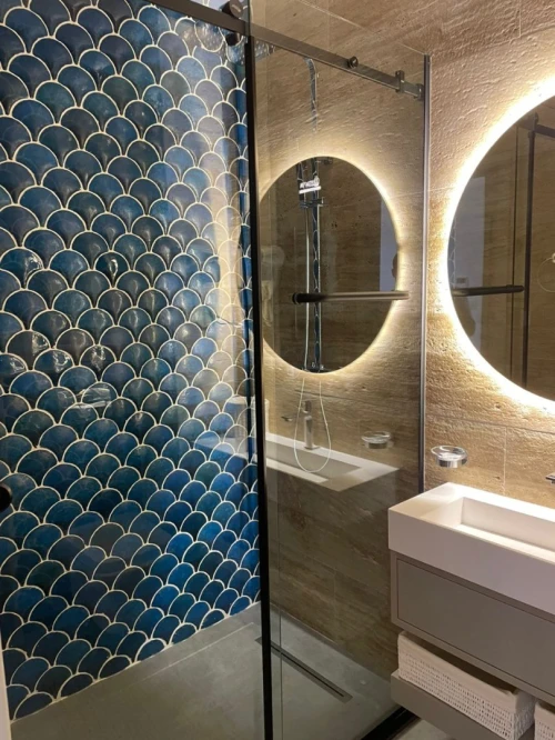 Mosaïque 3d piscine