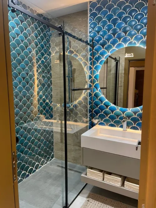 Mosaïque 3d piscine
