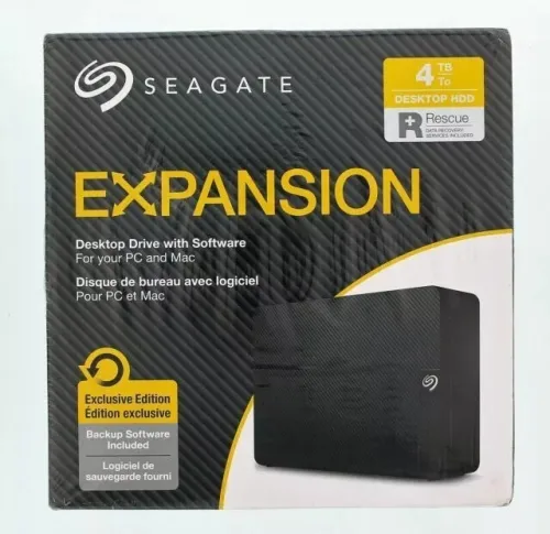 Disque dur externe de bureau d'extension Seagate 4 To 
