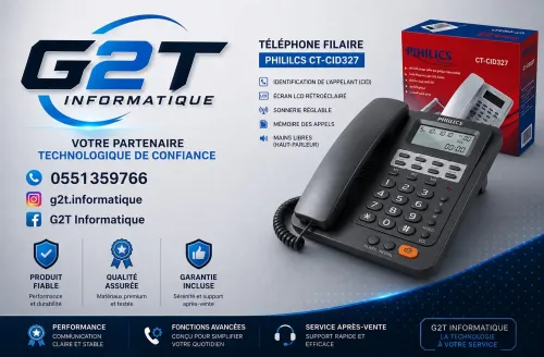 Téléphone Fixe PIHILICS CT-CID327