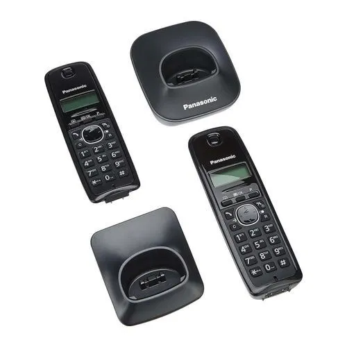 Telephone Panasonic KX-TG-1612 Deux Combinés Téléphone Portable Sans Fi
