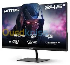  MONITEUR MATOS FIGHTER2 24.5" IPS 180HZ 1MS AJUSTABLE STAND