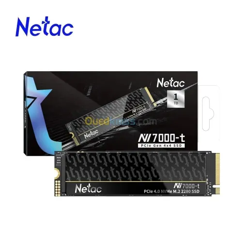 SSD NVME M,2 PCIe Gen4x4 1TB NETAC NI7000-T 7300Mo