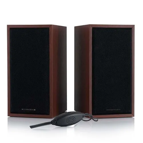 Capsys Haut Parleur Baffle Enceinte Pc Sp241 Aux Jack 3.5Mm Usb Marron