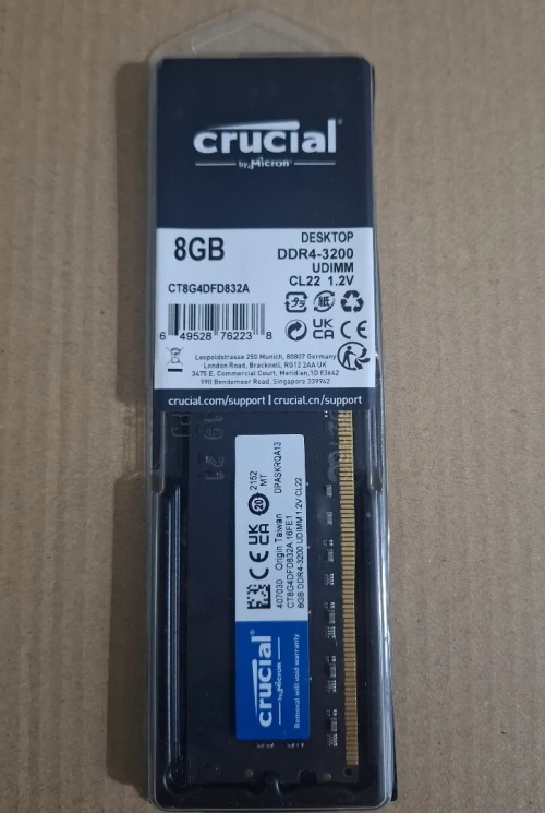Crucial RAM DDR4 3200 MHz 8GB