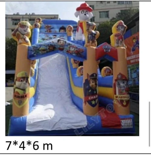 Toboggan gonflable
