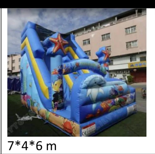 Toboggan gonflable