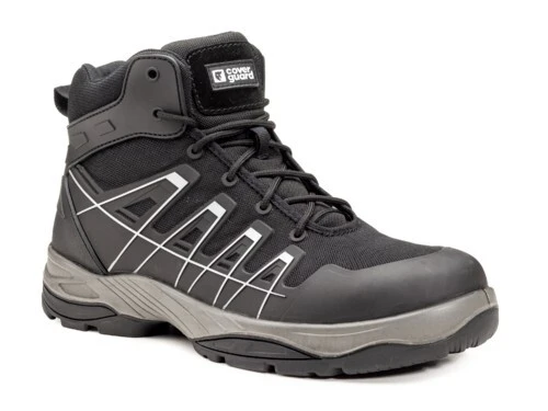 SCHORL Chaussure de sécurité haute Noir & Réfléchissante S3