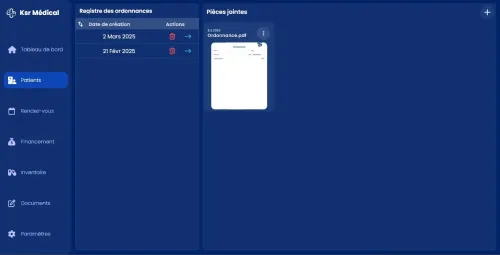 Logiciel de gestion de cabinet medical - Ksr Medical
