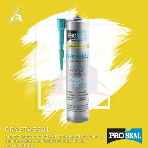 CRYSTASEAL PROSEAL 280ML - COLLE MS POLYMER EXTEME TRANSPARENCE 