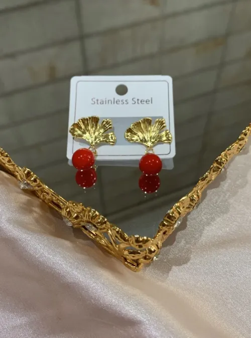 Boucles doreilles en acier inoxydable 