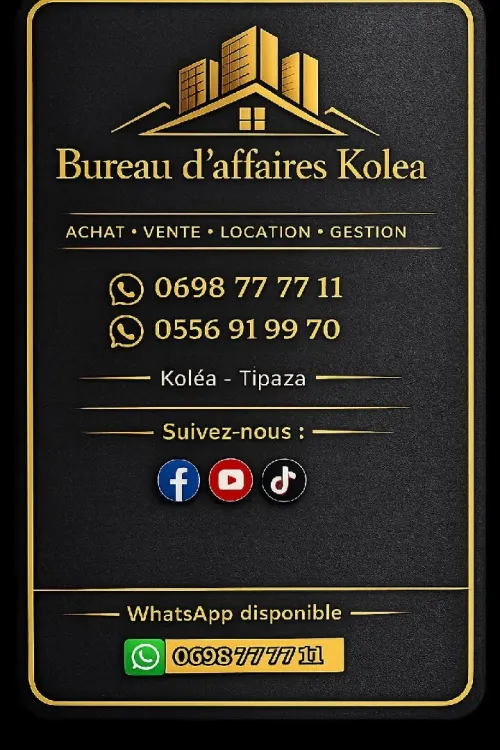Vente Villa Tipaza Cherchell