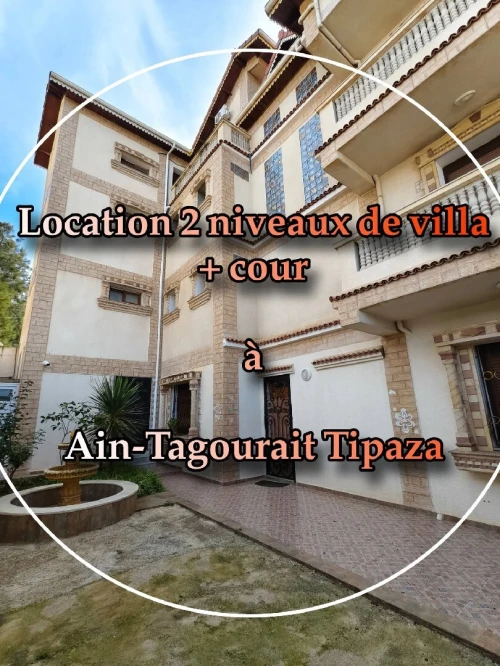 Location Appartement Niveau de villa F4 Tipaza Ain tagourait