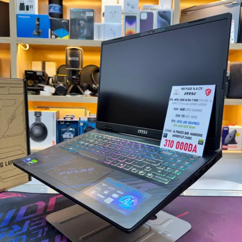 MSI PULSE 16 INTEL CORE 7 ULTRA 155H NVIDIA RTX 4060 16GB RAM 1TB SSD ECRAN QHD 240HZ