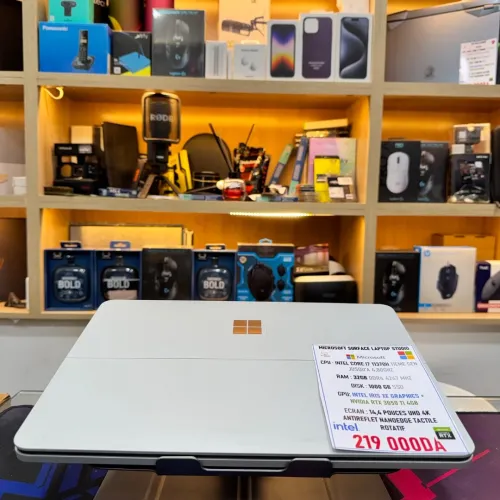 MICROSOFT SURFACE LAPTOP STUDIO I7 11370H NVIDIA RTX 3050 TI 32GB RAM 1TB SSD ECRAN 4K 120HZ