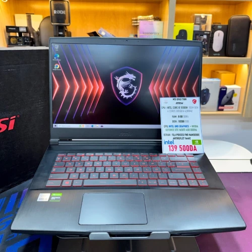 MSI GF63 I5 10500H NVIDIA GTX 1650TI 8GB RAM 512GB SSD 