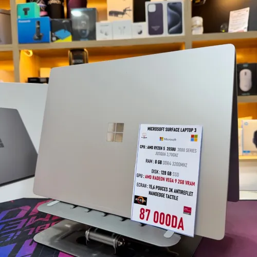 MICROSOFT SURFACE LAPTOP 3 AMD RYZEN 5 3550u 8GB RAM 128GB SSD 