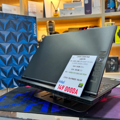 LENOVO LEGION Y540 I5 9300HF RTX 2060 6GBVRAM 16GB RAM 512GB SSD NEUF SOUS EMBALLAGE 