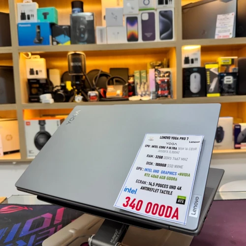 LENOVO YOGA PRO 7 INTEL CORE 9 ULTRA 185H NVIDIA RTX 4060 32GB RAM 1TB SSD