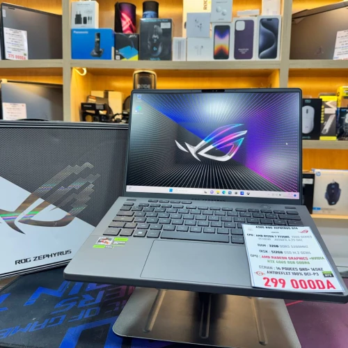 ASUS ROG ZEPHYRUS G14 AMD RYZEN 7 7735HS NVIDIA RTX 4060 32GB RAM 512GB SSD ECRAN 14 QHD 165HZ