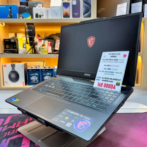 MSI CYBORG 15 I5 12450H NVIDIA RTX 3050 6GB VRAM 16GB RAM 512GB SSD ECRAN 144HZ