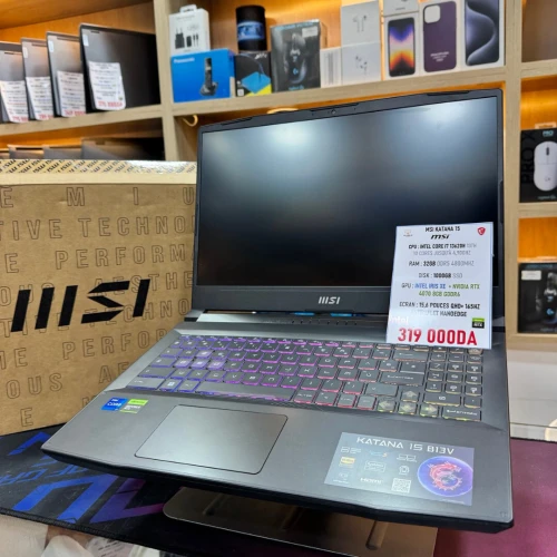 MSI KATANA 15 I7 13620H NVIDIA RTX 4070 32GB RAM 1TB SSD ECRAN QHD 165HZ