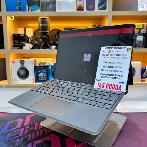 MICROSOFT SURFACE PRO 9 I5 1235U 8GB RAM 256GB SSD ECRAN 3K TACTIL DETACHABLE 