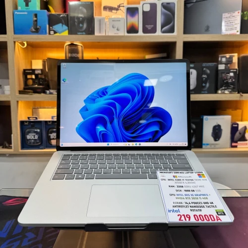 MICROSOFT SURFACE LAPTOP STUDIO I7 11370H NVIDIA RTX 3050 TI 32GB RAM 1TB SSD ECRAN 4K 120HZ
