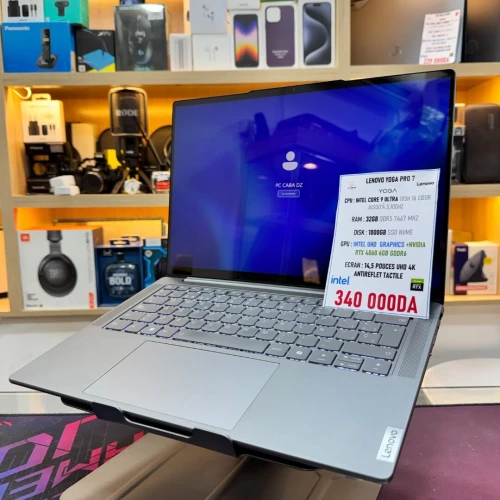 LENOVO YOGA PRO 7 INTEL CORE 9 ULTRA 185H NVIDIA RTX 4060 32GB RAM 1TB SSD
