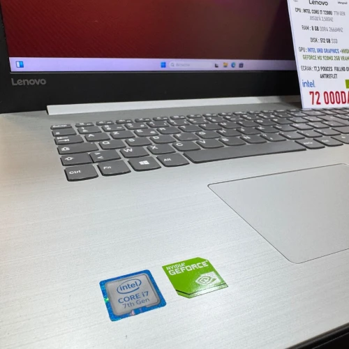 LENOVO IDEAPAD 320 I7 7TH GEN NVIDIA MX 920 8GB RAM 512GB SSD ECRAN 17 