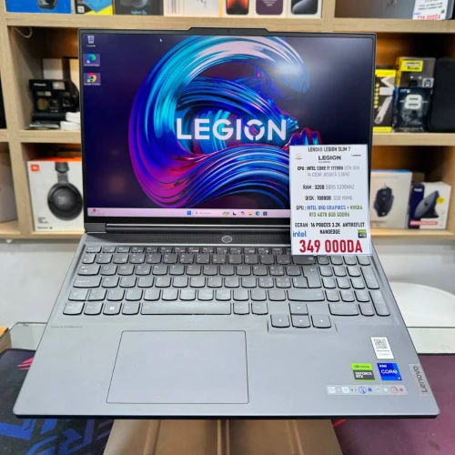 LENOVO LEGION SLIM 7 I7 13700H NVIDIA RTX 4070 32GB RAM 1TB SSD ECRAN 3K 165HZ 
