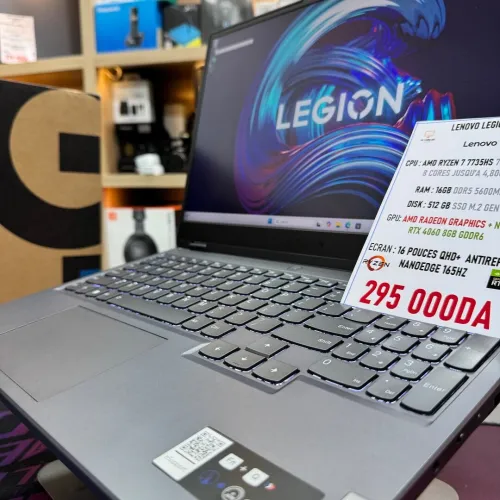 LENOVO LEGION 5 AMD RYZEN 7 7735HS NVIDIA RTX 4060 16GB RAM 512GB SSD