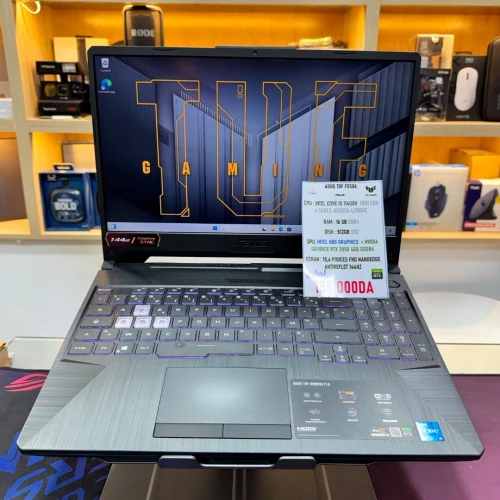 ASUS TUF FX506 I5 11400H NVIDIA RTX 3050 16GB RAM 512GB SSD ECRAN 144HZ