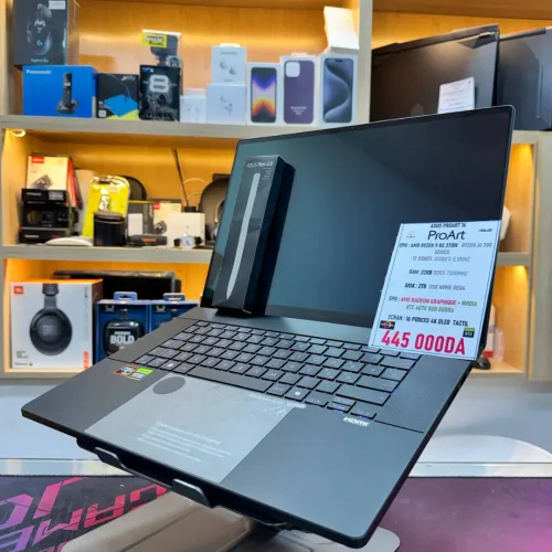 ASUS PROART P16 AMD RYZEN 9 HX 370W AI NVIDIA RTX 4070 32GB RAM 1TB SSD ECRAN 4K OLED + ASUS PEN 2.0