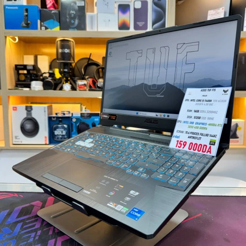 ASUS TUF F15 I5 11400H NVIDIA RTX 3050 16GB RAM 512GB SSD ECRAN 144HZ 