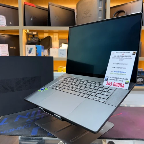 ASUS ROG ZEPHYRUS G16 INTEL CORE ULTRA 7 155H NVIDIA RTX 4060 16GB RAM 512GB SSD  OLED 100%DCI-P3