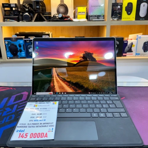 MICROSOFT SURFACE PRO 9 I5 12TH GEN 16GB RAM 256GB SSD AVEC CLAVIER ETAT NEUF 