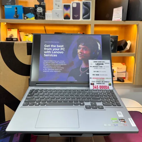 LENOVO LEGION SLIM 5 AMD RYZEN 7 7735HS NVIDIA RTX 4070 16FB RAM 512GB SSD ECRAN QHD 165HZ